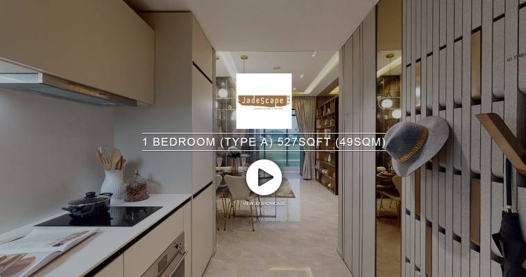 3D Virtual Tour of Jadescape 1 Bedroom Type A, 527 sqft