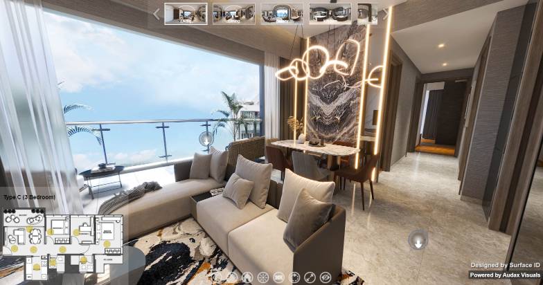 3D Virtual Tour of Wilshire Residences 3 Bedroom Type C